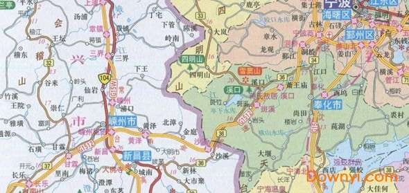 宁波旅游交通地图截图