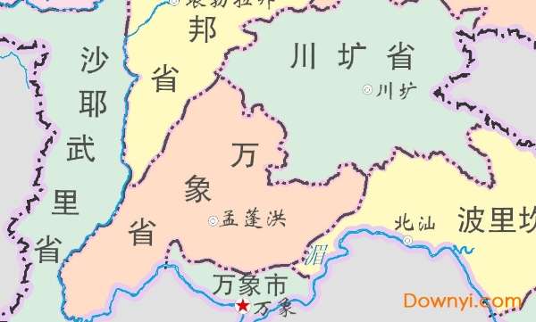 老挝地图高清版大图截图