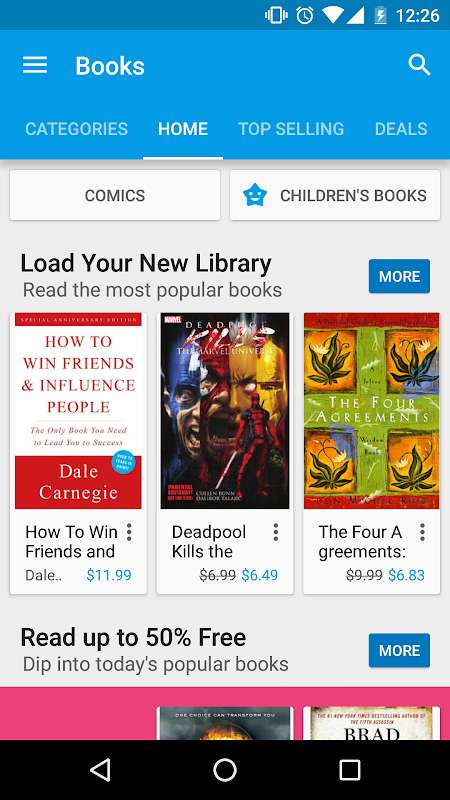 google play store (android)截图