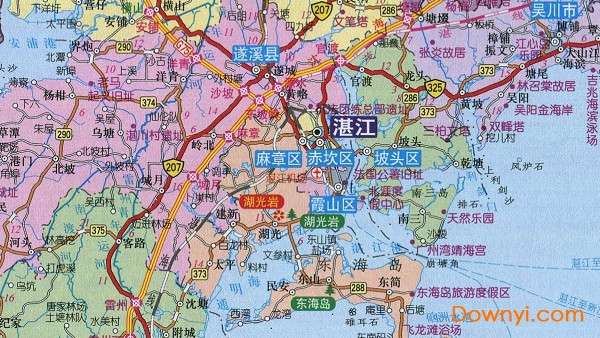 广东湛江地图全图高清版截图