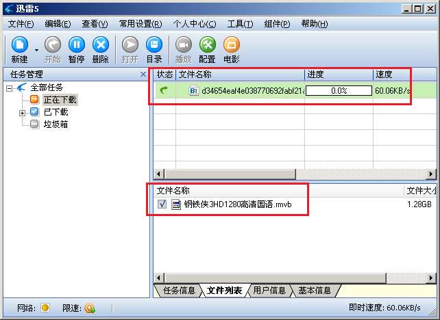 迅雷5.8高速加速版截图
