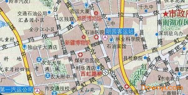 乌鲁木齐自驾游地图截图