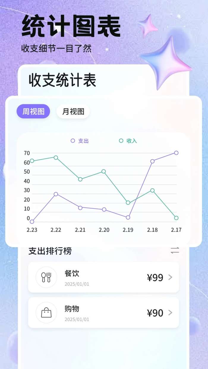 比来多记账截图