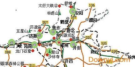 河南旅游地图全图截图