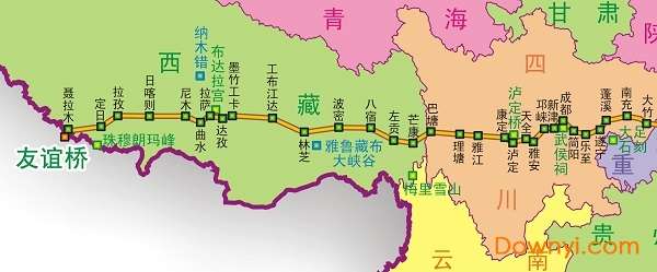 318国道全程线路图截图
