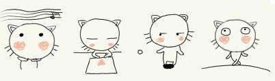 简单猫猫qq表情包截图