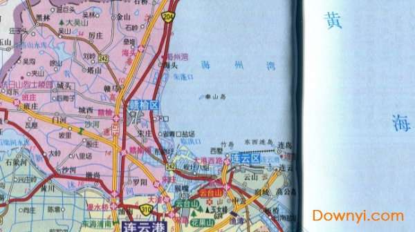 连云港地图全图截图
