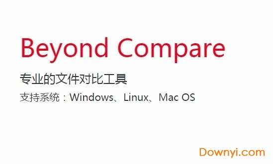beyond compare4免费版(文件对比工具)截图