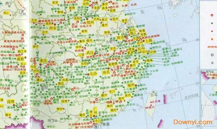 中国旅游地图高清版截图