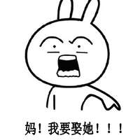 妈我要娶她qq表情包 