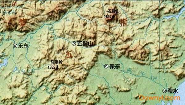 海南岛地形图大图截图