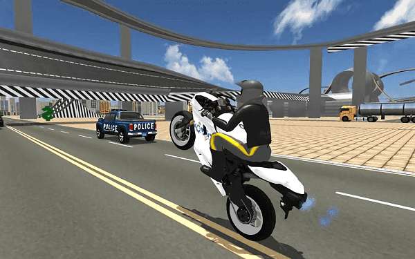 超级特技警察摩托车模拟器3D（Super Stunt Police Bike Simulato）截图