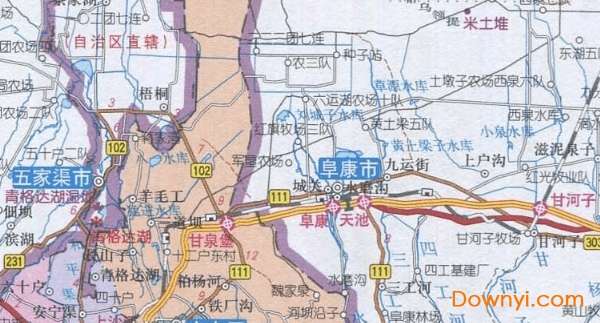 乌鲁木齐地图全图高清版截图