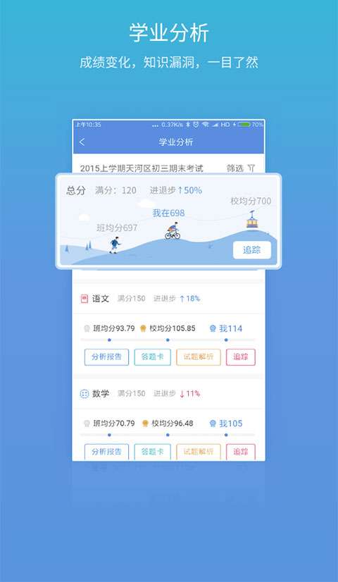 易学习 查成绩截图