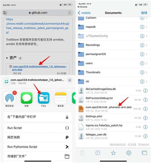 trollstore 插件资源截图