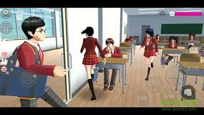 樱花校园模拟器145个动作下载截图