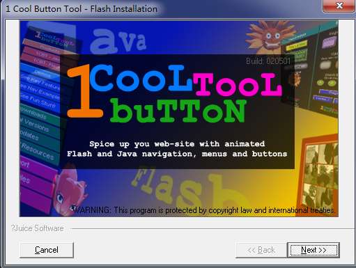 1 Cool Button Tool Flash动画制作截图