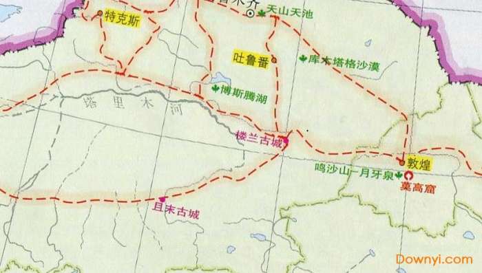 中国旅游地图高清版截图