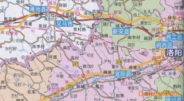 洛阳市区地图高清版截图