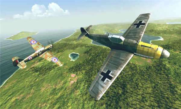 二战战机空中混战飞碟截图