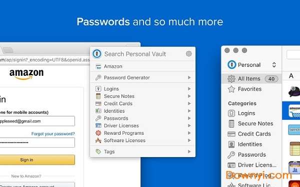 1password chrome(账号密码管理工具)截图