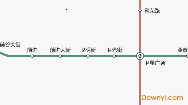 长春地铁线路高清图截图
