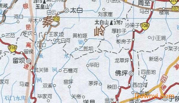 陕西省最新交通地图截图