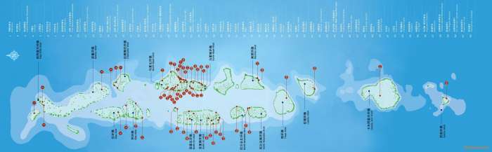 马尔代夫岛屿导游图截图
