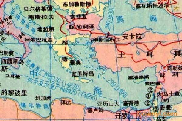 非洲地图全图高清版截图