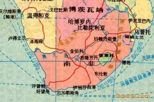 非洲地图全图高清版截图