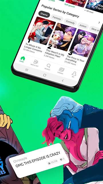 Webtoon韩漫 台版官网下载截图