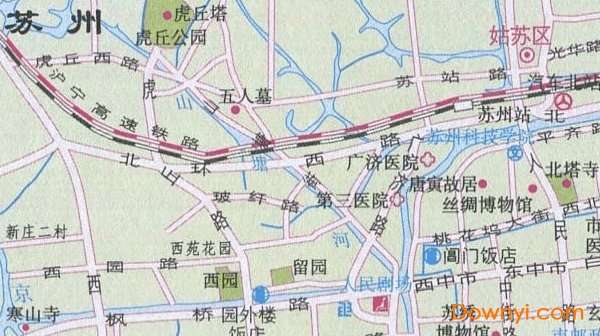 苏州旅游地图高清大图截图