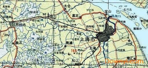 长江三角洲示意图截图