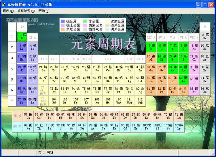 初中化学元素周期表口诀word格式截图