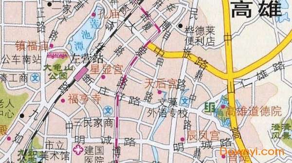 高雄市区地图全图截图