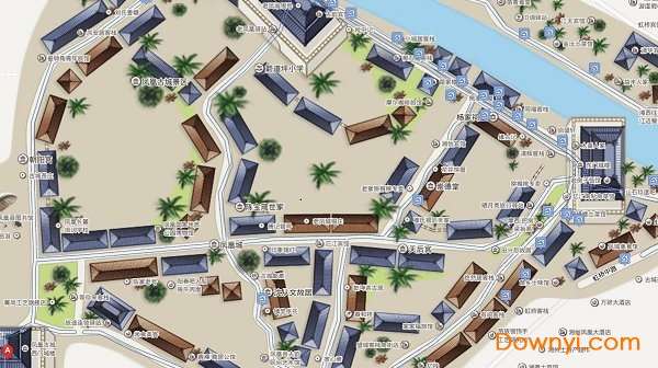 凤凰古城地图高清版截图