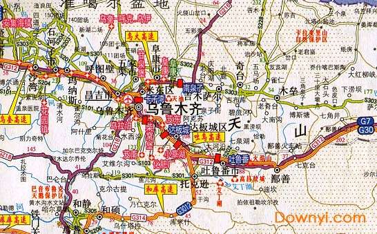 2019新疆最美高速公路地图截图