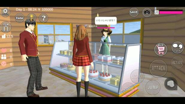 樱花校园模拟器 2025解锁全服装无广告中文版截图