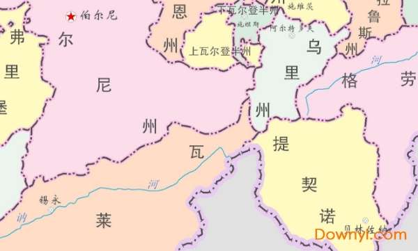 瑞士旅游地图中文版截图