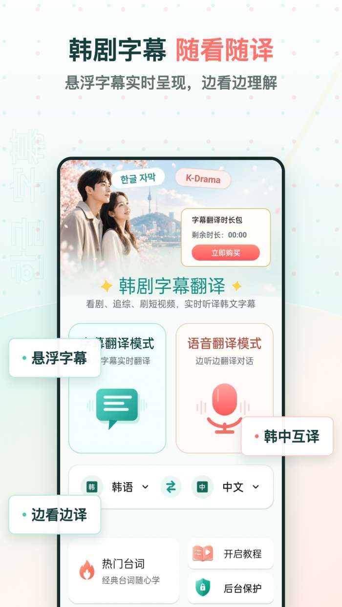 韩剧字幕翻译截图