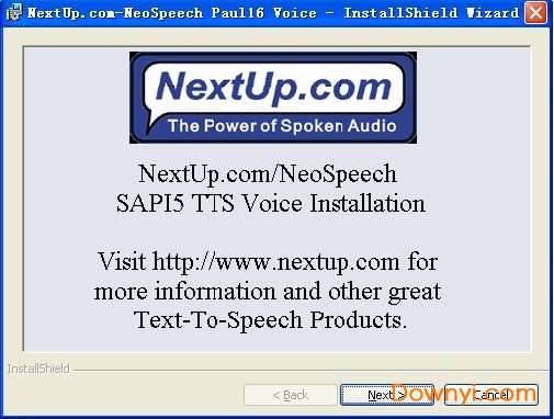 neospeech语音库截图