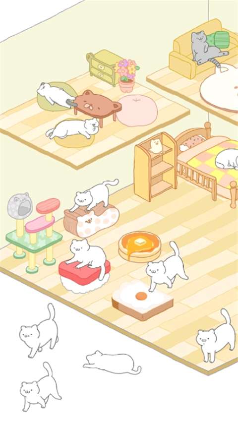 猫咪很可爱可我是幽灵截图