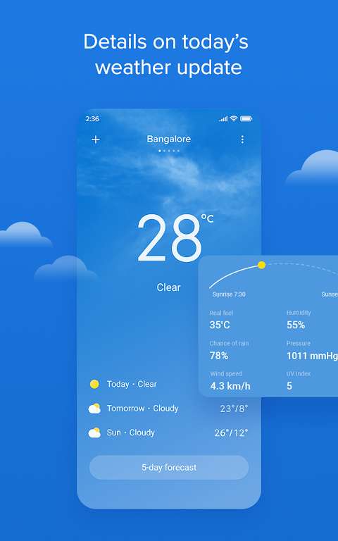 小米天气 app新版本截图