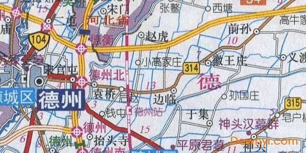 济南地图全图高清版截图