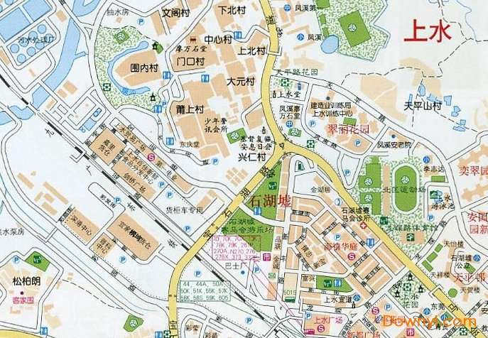 新界上水地图高清版截图