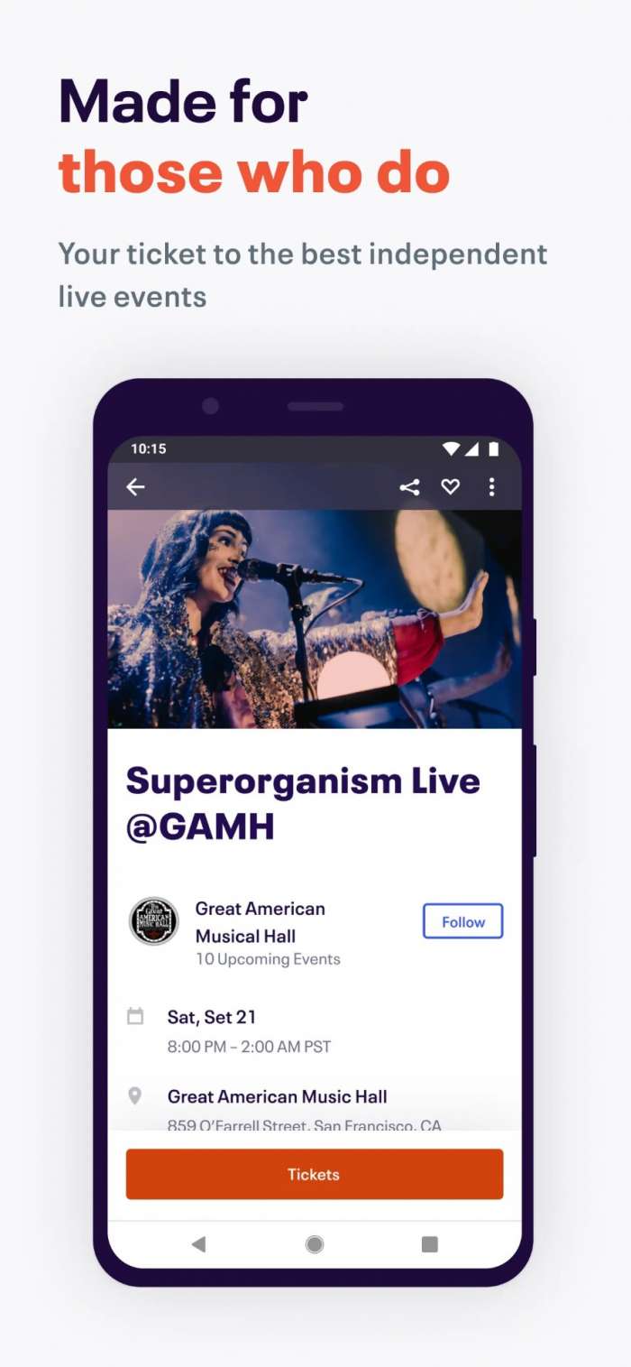 Eventbrite官方客户端截图