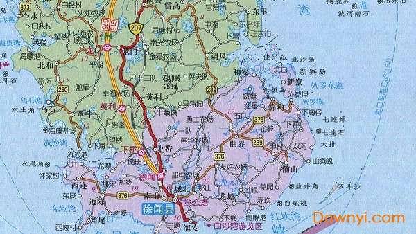 广东湛江地图全图高清版截图