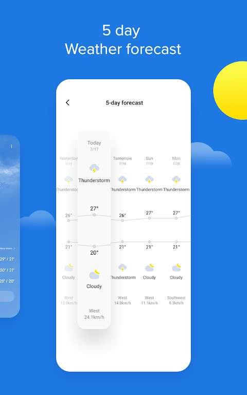 小米天气 app新版本截图