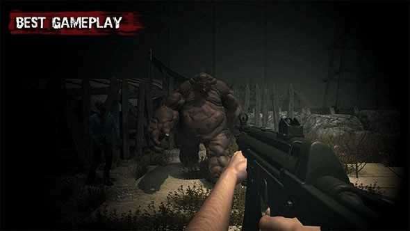 末日僵尸破解版(DayZ Hunter  3d Zombie Games)截图
