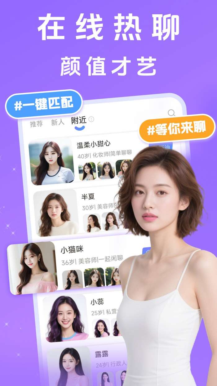 中年花对聊截图